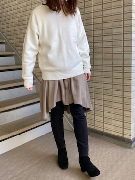 Ⓜ︎さん（レディース・158cm）の冬コーディネート