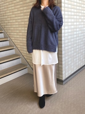 Ⓜ︎さん（レディース・158cm）の冬コーディネート