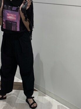 「フォロー、イイネ、お気に入り登録お願いします♡」｜「アイテム（サンダル）」を使った、mYuさん（レディース・166cm）の春コーディネート