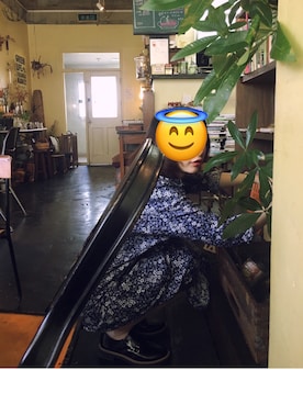 「R&D.M.Co OLDMAN’S TAILOR（オールドマンズテイラー）のアイテム（ワンピース/ドレス）」を使った、ハルさん（レディース・158cm）の春コーディネート