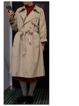 「nest Robe（ネストローブ）のアイテム」を使った、ハルさん（レディース・158cm）の秋コーディネート