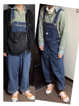 「decka Quality socks（デカクオリティソックス）のアイテム」を使った、ハルさん（レディース・158cm）の春コーディネート