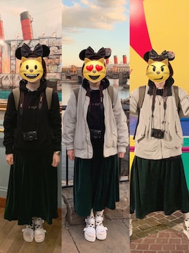 「suicoke（スイコック）のアイテム」を使った、ハルさん（レディース・158cm）の春コーディネート