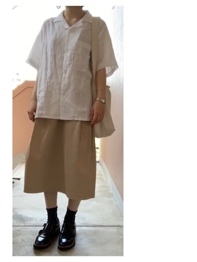 「buddy（バディ）のアイテム」を使った、ハルさん（レディース・157cm）の夏コーディネート