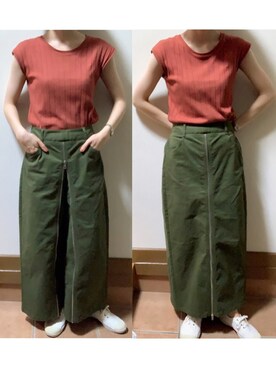 「chapter world（チャプターワールド）のアイテム（シューズ）」を使った、ハルさん（レディース・158cm）の秋コーディネート