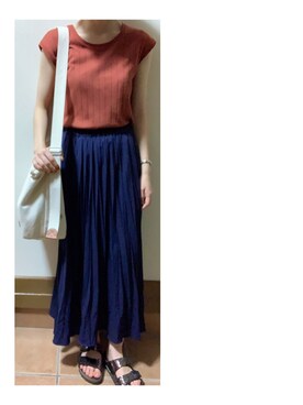 「buddy（バディ）のアイテム」を使った、ハルさん（レディース・158cm）の秋コーディネート