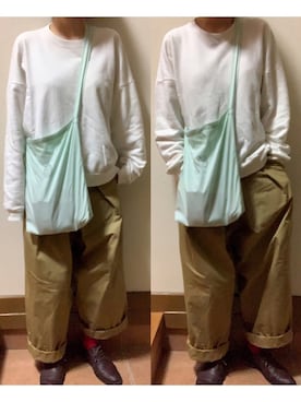 「Cul de Sac（カルデサック）のアイテム」を使った、ハルさん（レディース・158cm）の秋コーディネート