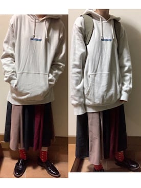 「APARTMENT（アパートメント）のアイテム」を使った、ハルさん（レディース・158cm）の冬コーディネート