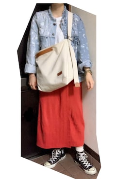 「buddy（バディ）のアイテム」を使った、ハルさん（レディース・158cm）の春コーディネート