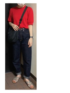 「VERBENAS（ベルベナス）のアイテム」を使った、ハルさん（レディース・158cm）の春コーディネート