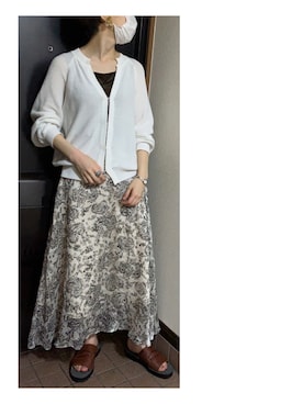 「ISHMM（イシュム）のアイテム」を使った、ハルさん（レディース・158cm）の春コーディネート