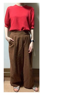 「VERBENAS（ベルベナス）のアイテム」を使った、ハルさん（レディース・158cm）の夏コーディネート