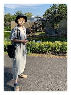 「nest Robe（ネストローブ）のアイテム」を使った、ハルさん（レディース・158cm）の秋コーディネート