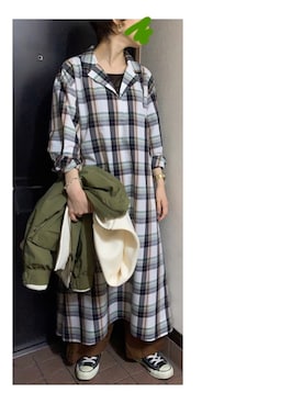 「Acuta（アクータ）のアイテム」を使った、ハルさん（レディース・158cm）の春コーディネート