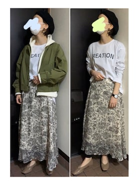 「Acuta（アクータ）のアイテム」を使った、ハルさん（レディース・158cm）の春コーディネート