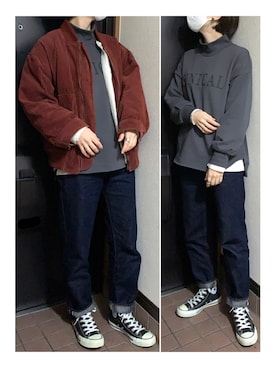 「Glacon（グラソン）のアイテム」を使った、ハルさん（レディース・158cm）の冬コーディネート