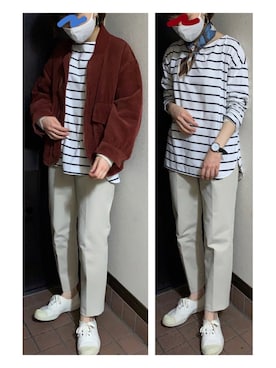 「chapter world（チャプターワールド）のアイテム」を使った、ハルさん（レディース・158cm）の春コーディネート