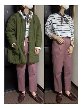 「LE VERNIS（ル・ベルニ）のアイテム」を使った、ハルさん（レディース・158cm）の春コーディネート