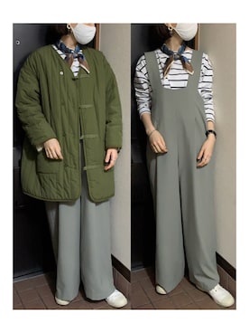 「chapter world（チャプターワールド）のアイテム」を使った、ハルさん（レディース・158cm）の春コーディネート