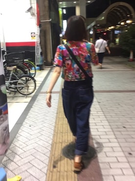 「Fracap（フラカップ）のアイテム」を使った、ハルさん（レディース・158cm）の夏コーディネート