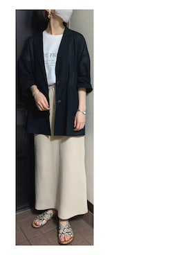 「VERBENAS（ベルベナス）のアイテム」を使った、ハルさん（レディース・158cm）の春コーディネート