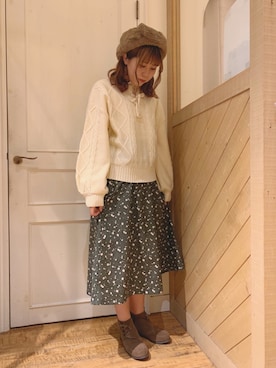 ゆちゃんさん（レディース・158cm）の冬コーディネート