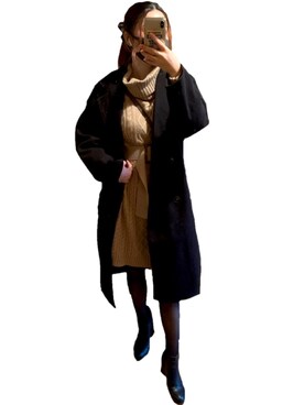 チェスターコートを使った ショルダーバッグ のレディース人気ファッションコーディネート Wear
