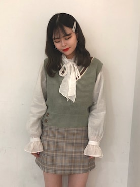 ホナミさん（レディース・154cm）の春コーディネート