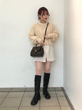 ホナミさん（レディース・154cm）の秋コーディネート