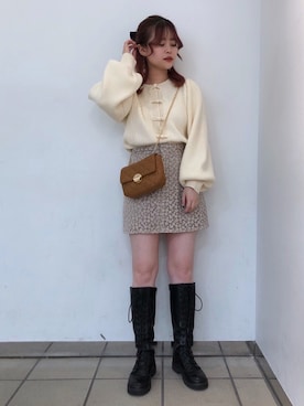 ホナミさん(レディース・154cm)の冬コーディネート