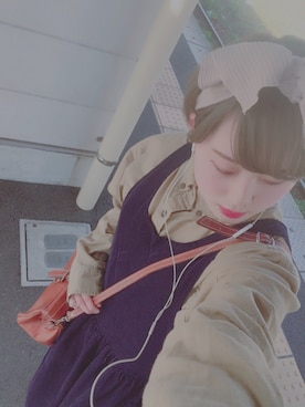 「SPINNS(スピンズ)のアイテム(ヘアバンド)」を使った、きん✸ぎょさん(レディース・159cm)の春コーディネート