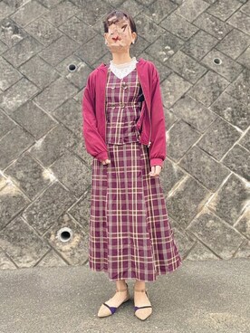 みー🌷さん（レディース・165cm）の秋コーディネート