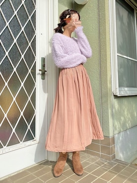 みー🌷さん（レディース・165cm）の冬コーディネート