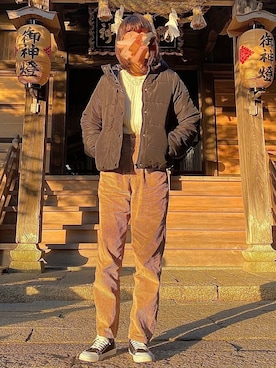 みー🌷さん（レディース・165cm）の冬コーディネート