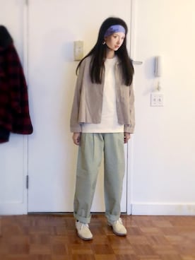 「Ann DEMEULEMEESTER（アンドゥムルメステール）のアイテム」を使った、リンさん（レディース・170cm）の冬コーディネート