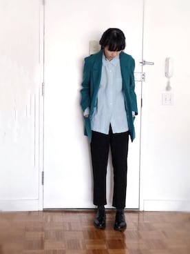「Selected   （-）のアイテム」を使った、リンさん（レディース・170cm）の春コーディネート
