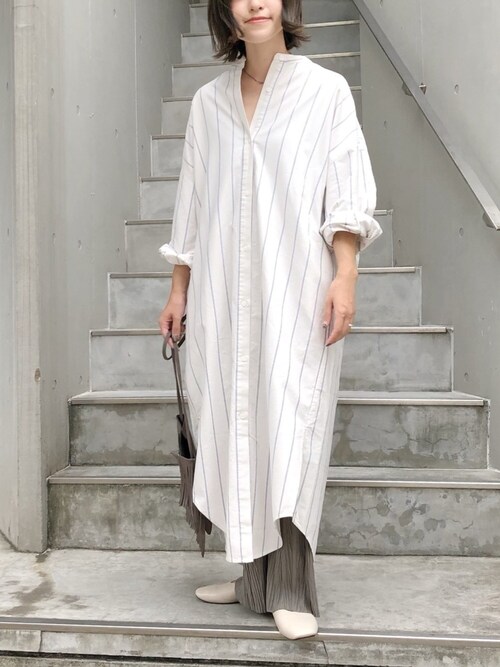 Ciaopanic Typymorishitaさんのシャツワンピースを使ったコーディネート Zozotown