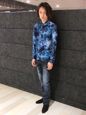 「アイテム（ドレスシューズ）」を使った、Kouchiさん（メンズ・173cm）の夏コーディネート