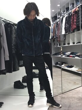 「アイテム（ニット/セーター）」を使った、Kouchiさん（メンズ・173cm）の秋コーディネート