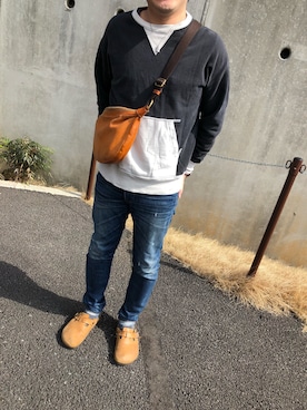 「Levi’s MADE＆CRAFTED（リーバイスメードアンドクラフテッド）のアイテム」を使った、hideeeyoさん（メンズ・170cm）の春コーディネート