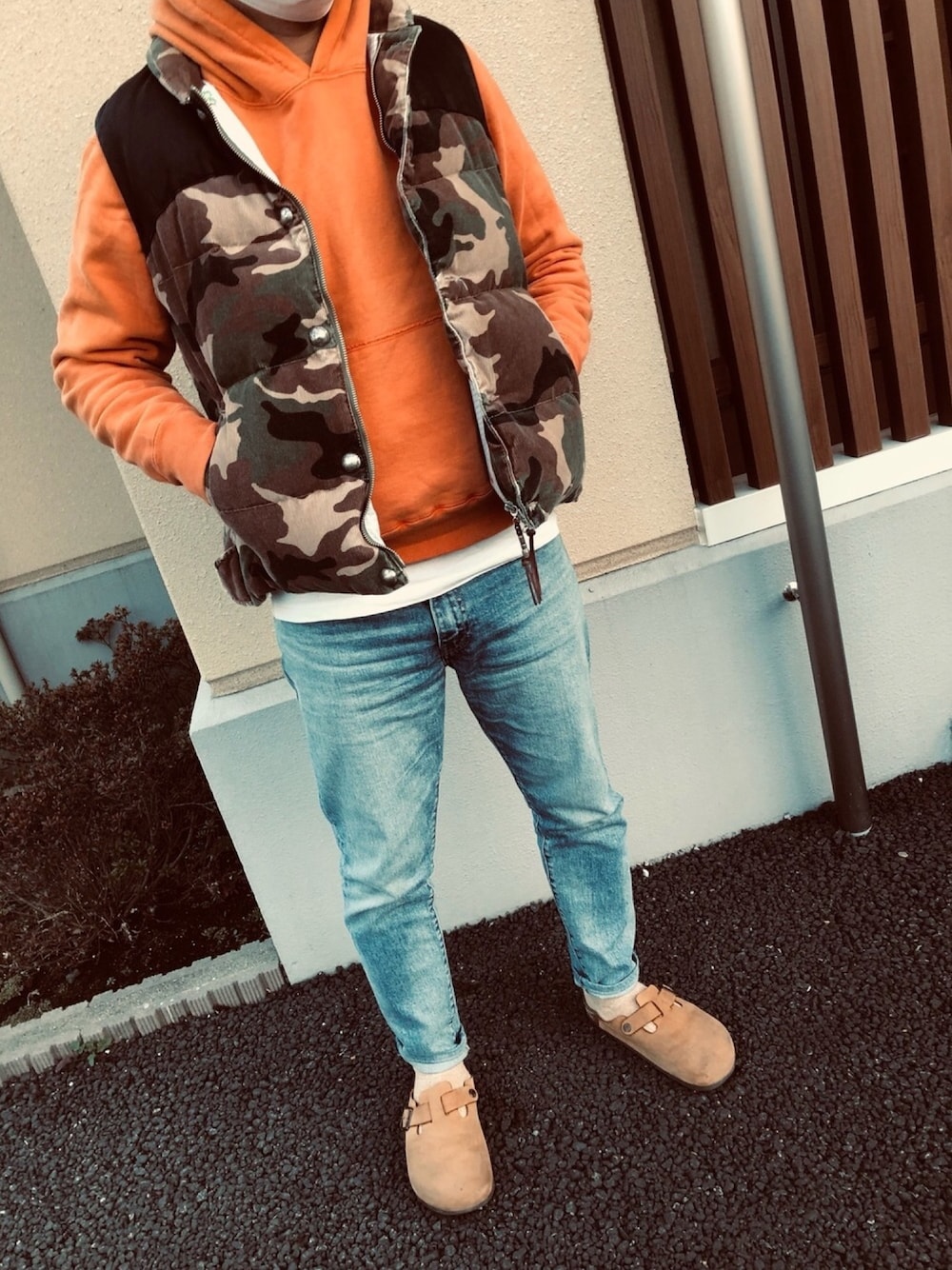レミレリーフ　ビームス 別注カモフラダウンベスト BEAMS PLUS（ビームス プラス）【別注】REMI RELIEF / Denim