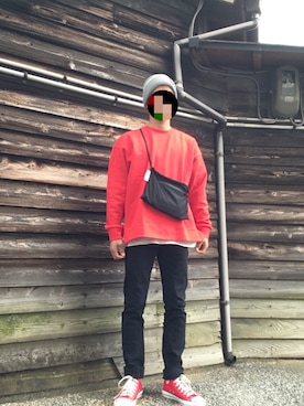 「LOFT（-）のアイテム」を使った、おにぎり兄さんさん（メンズ・172cm）の秋コーディネート