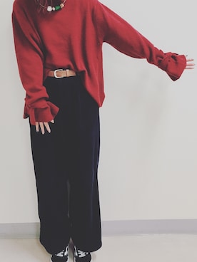 「メチャカリ」｜nishiyaaaaaanさん（レディース・166cm）の冬コーディネート