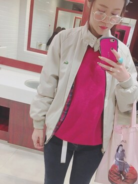 「SEVENDAYS=SUNDAY（セブンデイズサンデイ）のアイテム（ハンドバッグ）」を使った、nishiyaaaaaanさん（レディース・166cm）の冬コーディネート