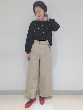 nishiyaaaaaanさん（レディース・166cm）の冬コーディネート