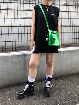 「LMCのアイテム（キャミソール）」を使った、momonana09212さん（レディース・153cm）の秋コーディネート