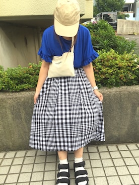 chii☺︎さん（レディース・154cm）の夏コーディネート