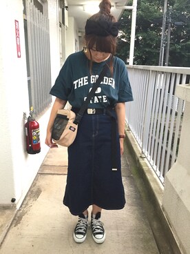 chii☺︎さん（レディース・154cm）の夏コーディネート