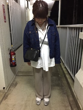 「アイテム（その他アンダーウェア/インナー）」を使った、chii☺︎さん（レディース・154cm）の春コーディネート