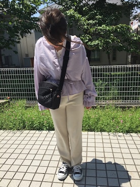 「アイテム（その他アンダーウェア/インナー）」を使った、chii☺︎さん（レディース・154cm）の春コーディネート